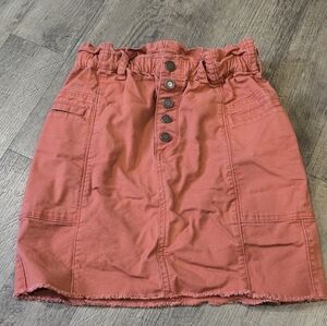 Hollister Rust Button-Front Women's Skirt